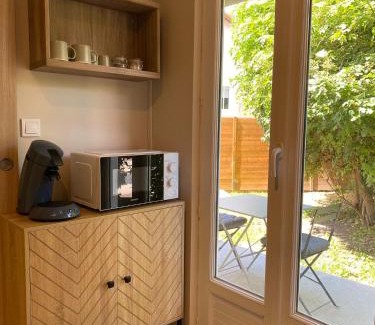 Ouistreham Apartment | Tranquil Les Embruns Studio with Garden Retreat