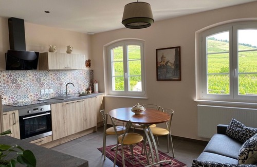 Saint-Hippolyte Apartment | Top-Rated LES HORTENSIAS: Family-Friendly with Kitchen