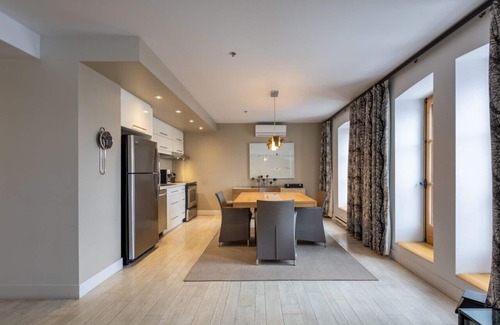 Lower Town Apartment | Discover Les Immeubles Charlevoix - Family-Friendly Stay