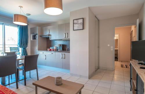 Concarneau Apartment | Ocean View at Les Thermes 532 with Shared Pool Access
