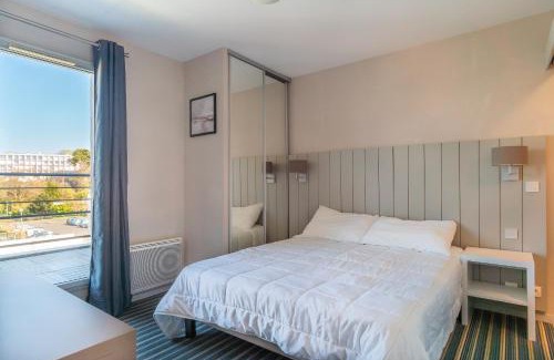 Concarneau Apartment | Ocean View at Les Thermes 532 with Shared Pool Access
