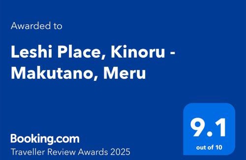 Meru Apartment | Kid-Friendly Getaway at Leshi Place, Kinoru - 9/10 Rating