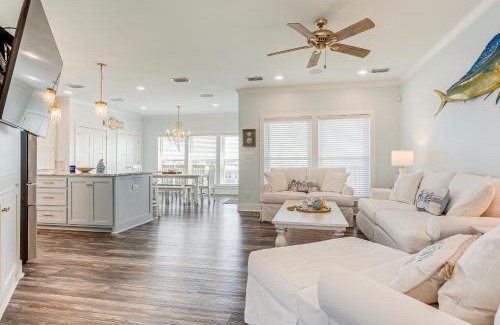 Dauphin Island House | Waterfront Dauphin Island Home Steps to the Beach