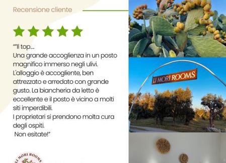 Lizzanello Bed & Breakfast | Pet-Friendly Li Mori Rooms with Breakfast & Restaurant Access
