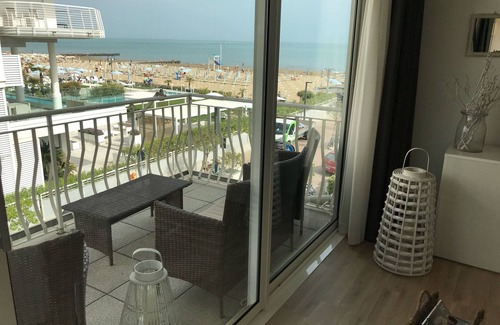 Lido di Jesolo Apartment | Oceanfront Lido di Jesolo Apartment with Private Beach Retreat