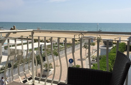 Lido di Jesolo Apartment | Oceanfront Lido di Jesolo Apartment with Private Beach Retreat