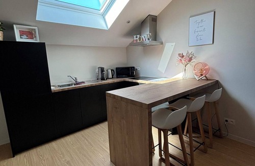 Herstal Apartment | Liège cocoon under the roofs, 15 minutes from downtown Liège