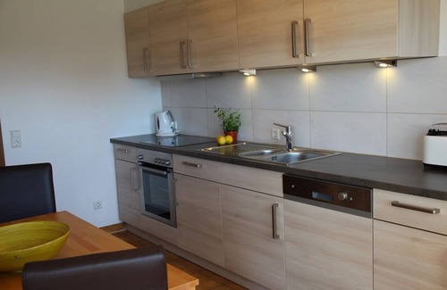 Uehlingen-Birkendorf Apartment | Bright Apartment with Terrace Access and Pool Amenities