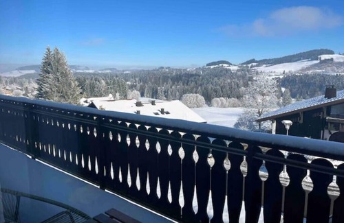 Oberreute Apartment | Bright Apartment with Large Balcony & Family-Friendly Amenities