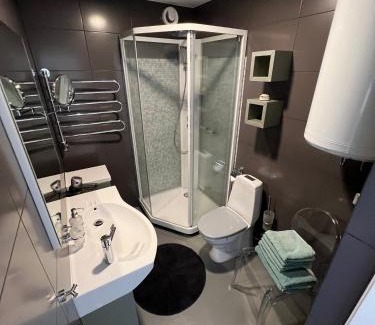 Juodkrante Apartment | Elegant Apartments with Terrace on Serene Street, Rated 9.7