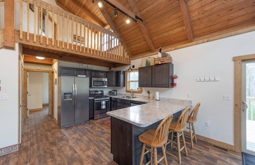 Sky Valley House | Inviting Lodge: Lake Access, Hot Tub & Cozy Fireplace