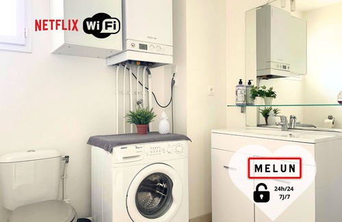 Melun Apartment | Relaxing Stay at Lillas: 2 Minutes from Melun City Center