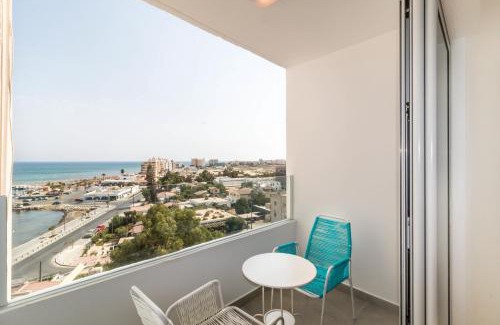 Skala Apartment | Oceanfront Limanaki Beach Apartment with Pool & High Ratings