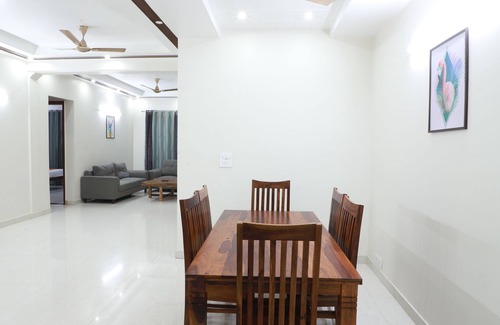 Gurugram Apartment | Relax at Lime Tree Service Apartment with Family-Friendly Amenities