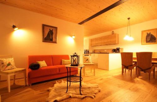 Sigmarszell Apartment | Discover Linda's Ferien-Pferdehof: Family and Pet-Friendly Stay