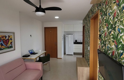 Itapua Apartment | Lovely 1-Bedroom Apartment with Rooftop Pool in Itapoã