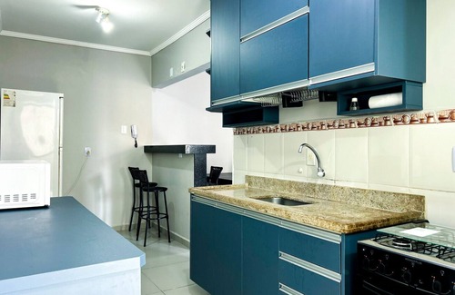 Mirim Apartment | Cozy Oceanfront Apartment in Praia Grande, SP