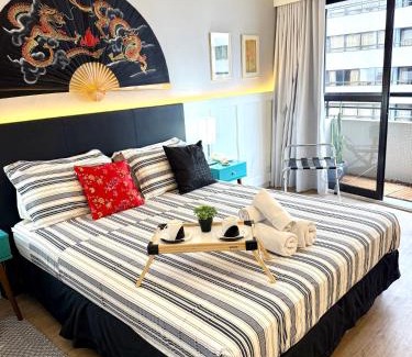 Paraiso Apartment | Relaxing Studio with Hot Tub near Av Paulista - 9/10 Rated