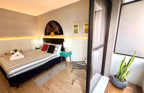 Paraiso Apartment | Relaxing Studio with Hot Tub near Av Paulista - 9/10 Rated