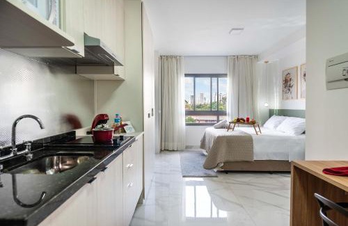Tatuape Apartment | Modern Linea Studios: Budget-Friendly Stay Awaits You
