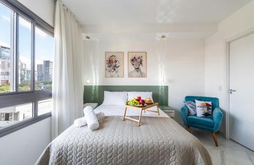 Tatuape Apartment | Modern Linea Studios: Budget-Friendly Stay Awaits You