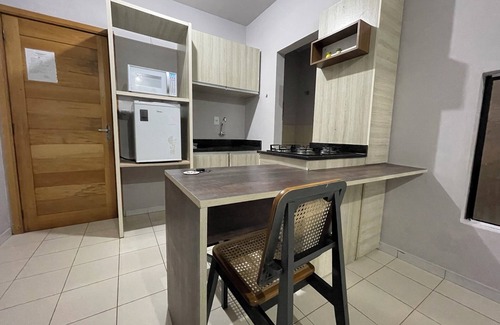 Jardim das Avenidas Apartment | Discover Link Araranguá: Pet-Friendly Stay with Kitchen