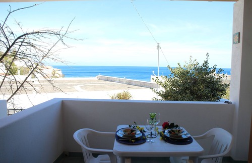 Canneto Apartment | Oceanfront Maestrale House on Lipari Island for 2-3 Guests