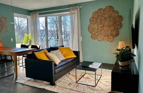 Korbecke Apartment | Inviting Suite at Möhnesee with Fireplace & Hot Tub