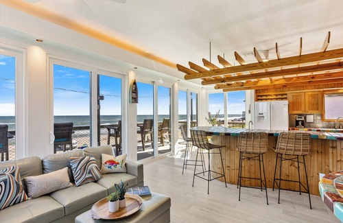 Bethune Beach House | 'Little Latitude' High Tide - Oceanfront Home with Crow's Nest!