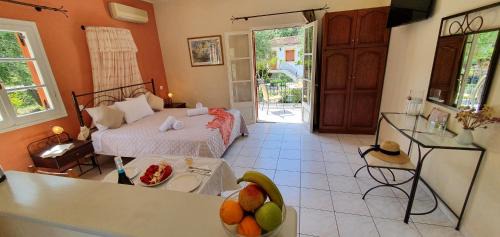 Lakka Apartment | Inviting Livadi Studios with Pool & Oceanfront Views