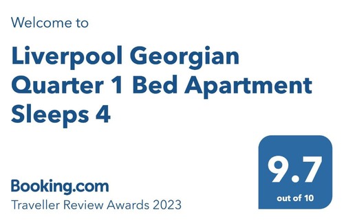 Georgian Quarter Apartment | Cozy Liverpool Georgian Quarter 1 Bed Apartment for Families