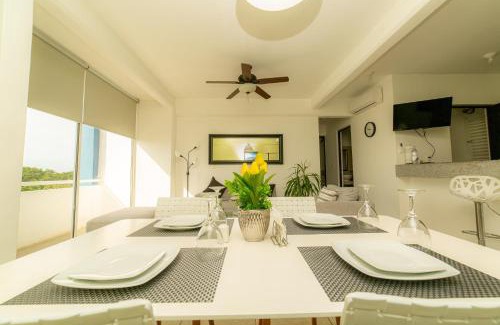 Jacinto Pat Apartment | Modern Liverté Condos: Downtown Living with Pool & Hot Tub