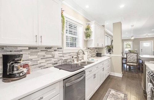 Charlotte House | Stylish Uptown Getaway with Open Great Room & Pet Friendly