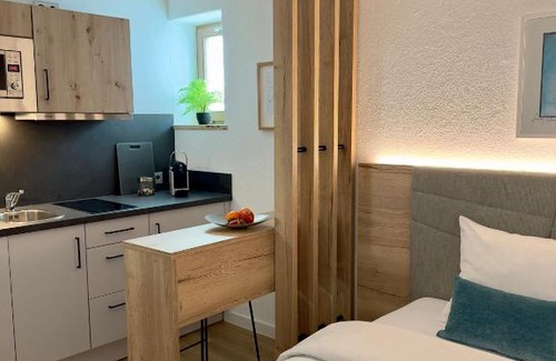 Frickenfelden Apartment | Pet-Friendly Retreat at Hotel Blauer Wolf - 4-Star Comfort