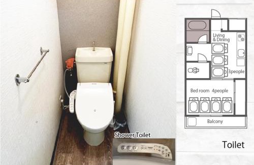 Kobe City Centre Apartment | Convenient Stay at Sannomiya Base for Up to 7 Guests