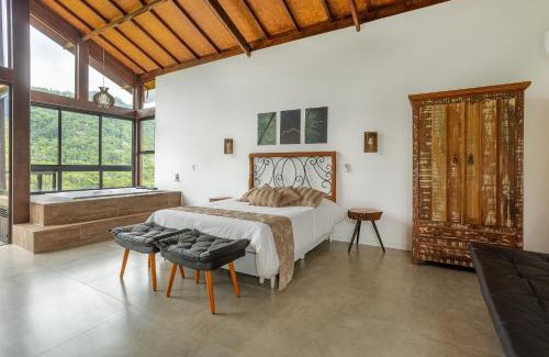 Penedo House | Idyllic Lobo Gris Retreat with Spectacular Views & Hot Tub