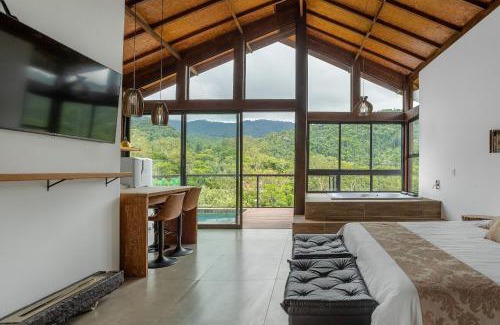 Penedo House | Idyllic Lobo Gris Retreat with Spectacular Views & Hot Tub