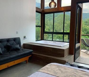 Penedo Apartment | Romantic Lobo Guará with Incredible Views and Hot Tub