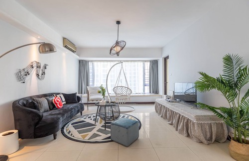 Xiangzhou District Apartment | Oceanfront Locals Boutique Apartment at Huafa Plaza