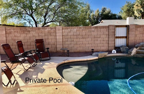 Peaceful Valley House | Prime Location! Old Town Scottsdale Home with Private Pool
