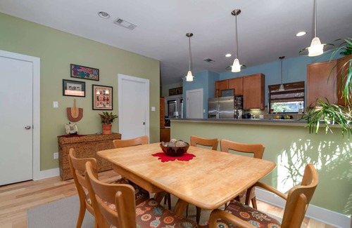 East Cesar Chavez House | Exceptional East-Side Retreat with Treehouse and Patio