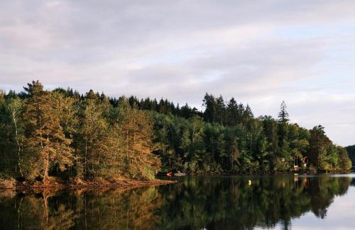 Liginiac Ski Chalet | Relaxing Lodge with Private Spa by Forest and Lake