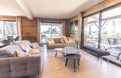 Le Chambon-sur-Lignon House | Luxury Lodge with Spa, Pool, and Golf Options Await You