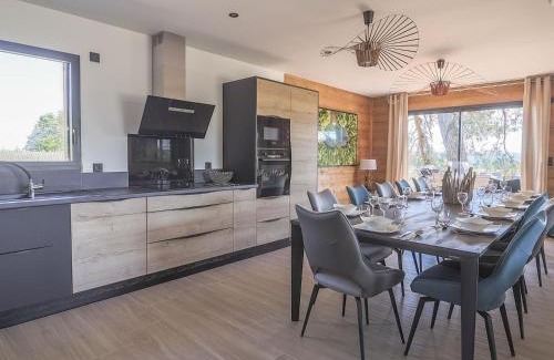 Le Chambon-sur-Lignon House | Luxury Lodge with Spa, Pool, and Golf Options Await You
