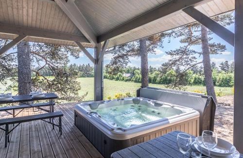 Le Chambon-sur-Lignon House | Luxury Lodge with Spa, Pool, and Golf Options Await You