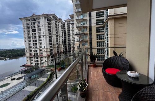 Kuching Apartment | Elegant 2-Bedroom Suite at Kuching Riverine Resort