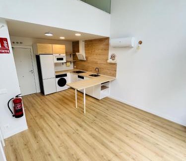San Sebastian de los Reyes Apartment | Relax in Loft 007: Pool, Garden & Netflix Access