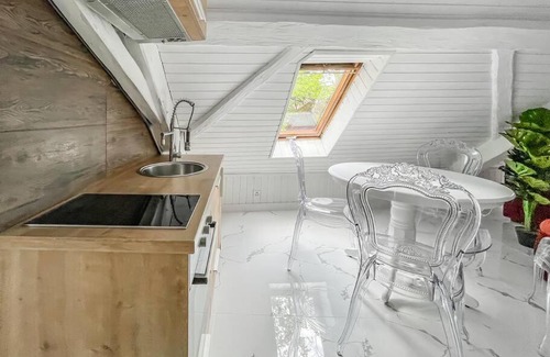 Montreux Apartment | Elegant Loft Apartment at Château du Châtelard - Pet Friendly