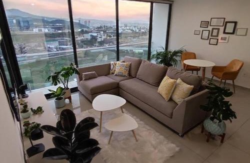 Queretaro Apartment | Scenic Loft with Panoramic Views in Queretaro