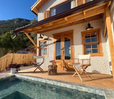 Kas Villa | Relax at Loft Country Kaş: Pet Friendly with Ocean Views